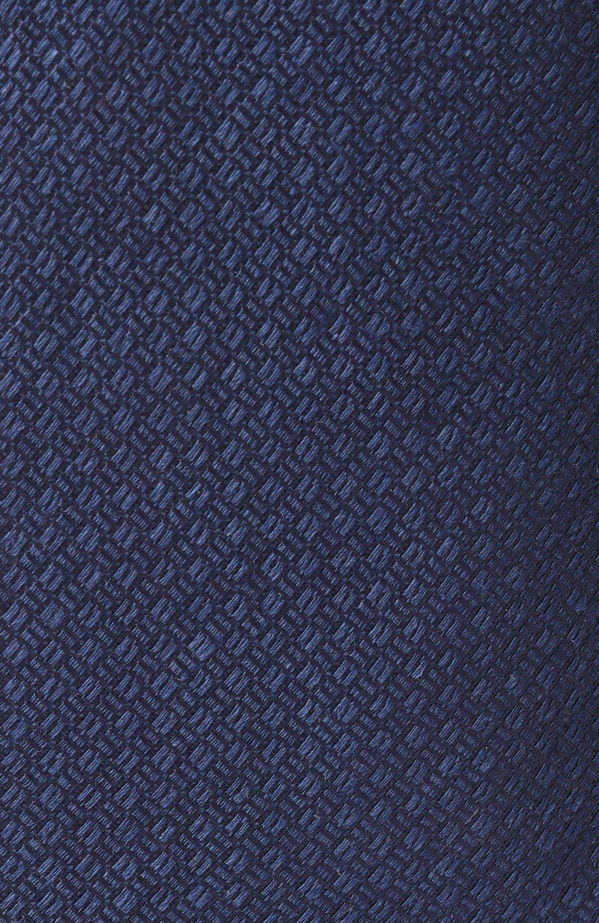 Галстук из шелка и льна CANALI, арт. 18/HJ04540, фото 4