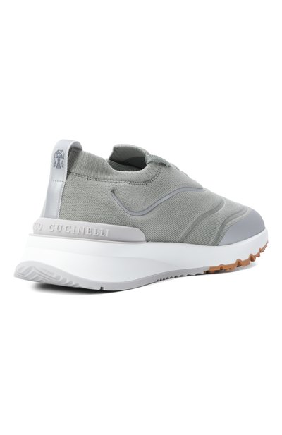 Текстильные кроссовки BRUNELLO CUCINELLI, арт. MZUAUF0340, фото 4