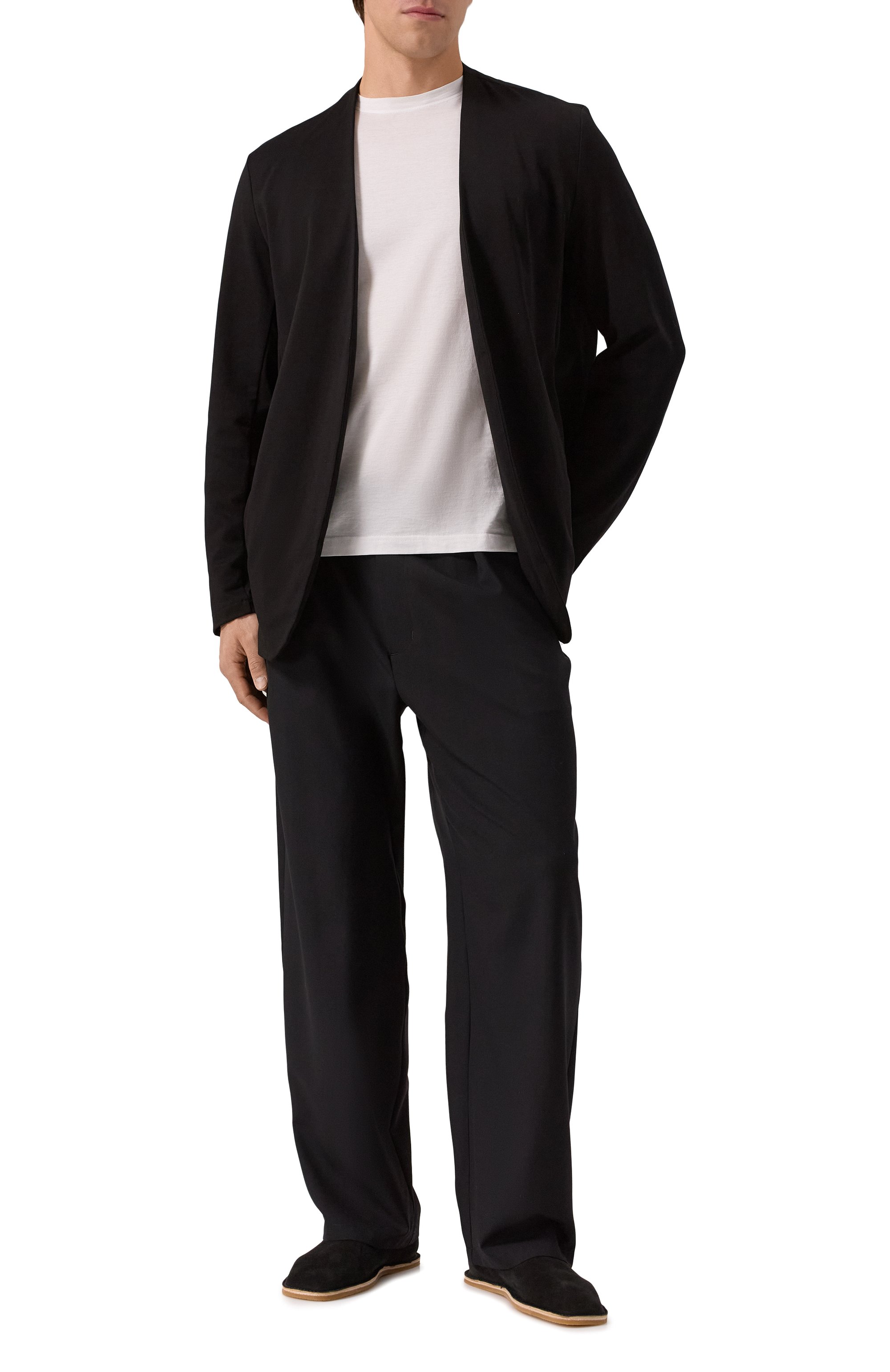 Шерстяные брюки ATTACHMENT черного цвета по цене 67550 руб., арт. AP51-014, фото 2 Шерстяные брюки ATTACHMENT, арт. AP51-014, фото 2