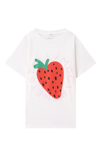 Хлопковая футболка STELLA MCCARTNEY, арт. TW8B21