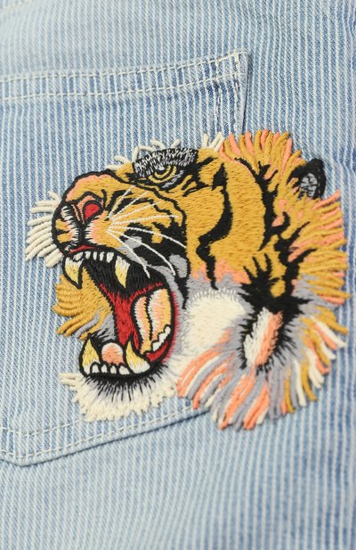 Шорты из денима с аппликацией GUCCI, арт. 453315/XR388, фото 3