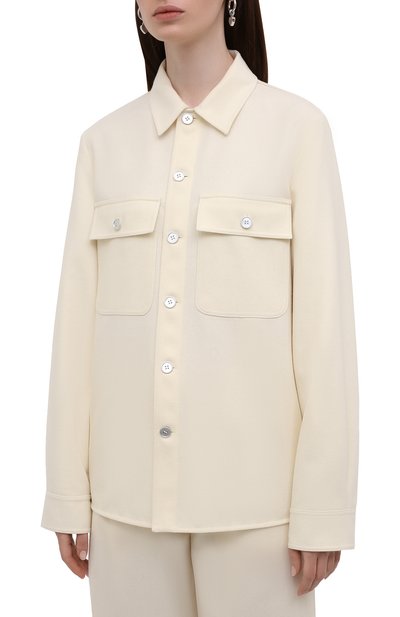 Шерстяная рубашка JIL SANDER, арт. JPPT600105-WT212500, фото 3