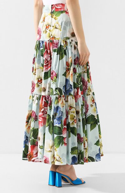 Хлопковая юбка DOLCE & GABBANA, арт. F4A8QT/HS5GB, фото 4