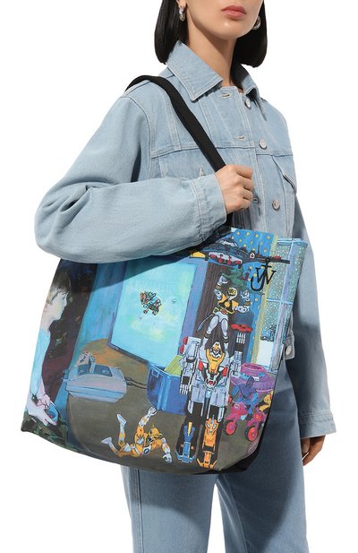 Хлопковый шопер JW ANDERSON, арт. HB0498/FA0404, фото 2