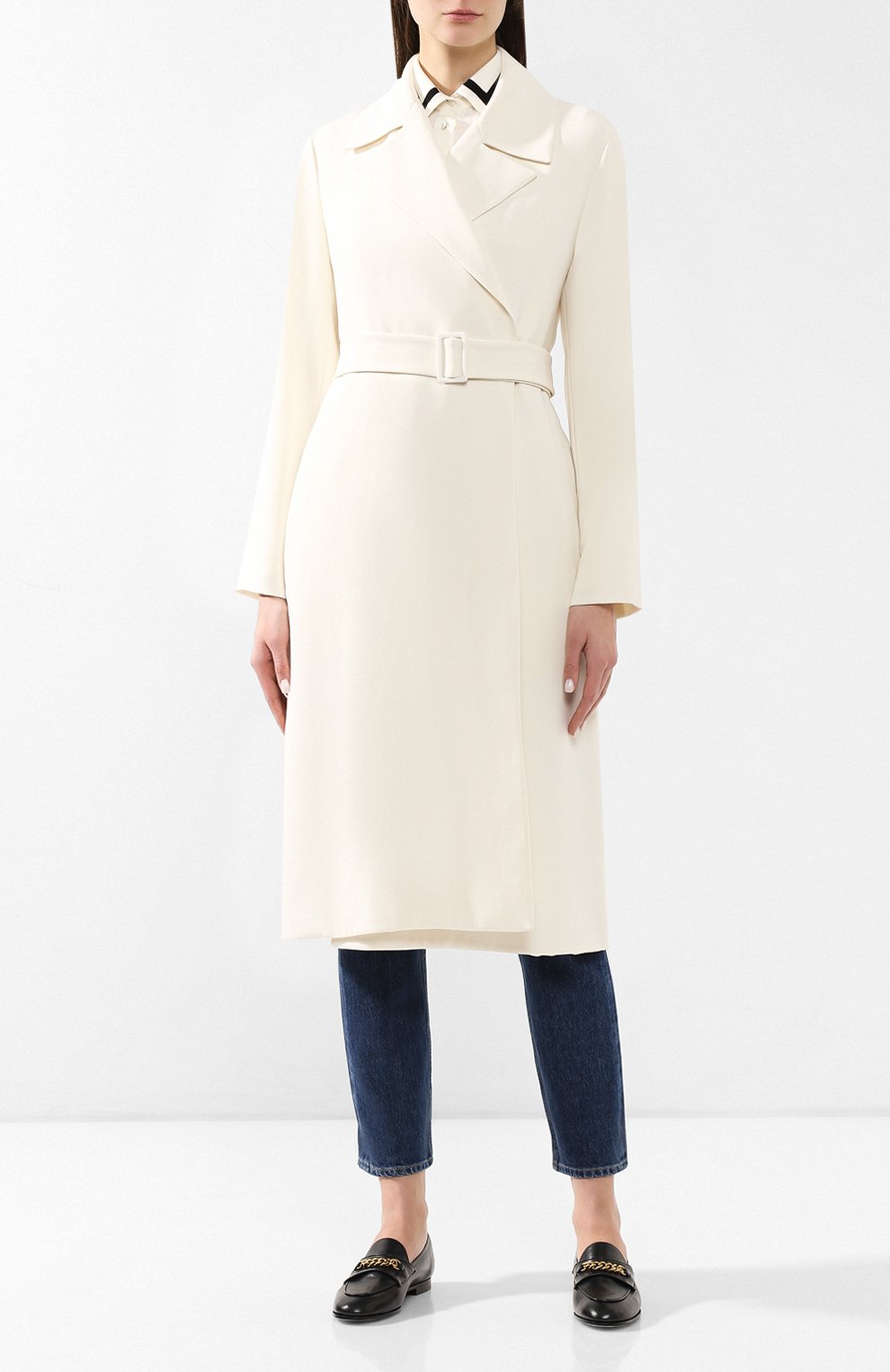 Пальто с поясом THEORY, арт. J0109408, фото 3