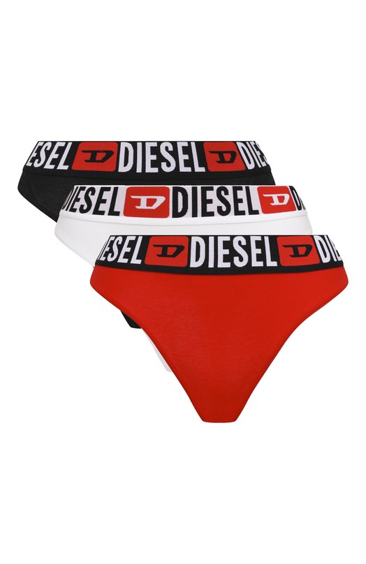 Комплект из трех хлопковых трусов Diesel 00SE0K/0NJAP Разноцветный 00SE0K/0NJAP