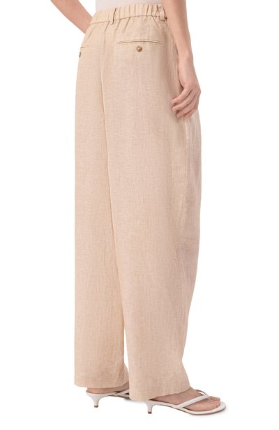 Льняные брюки 12 STOREEZ, арт. 137564, фото 4