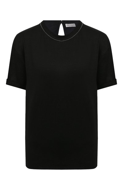 Женская льняная футболка BRUNELLO CUCINELLI, арт. MH987BS100