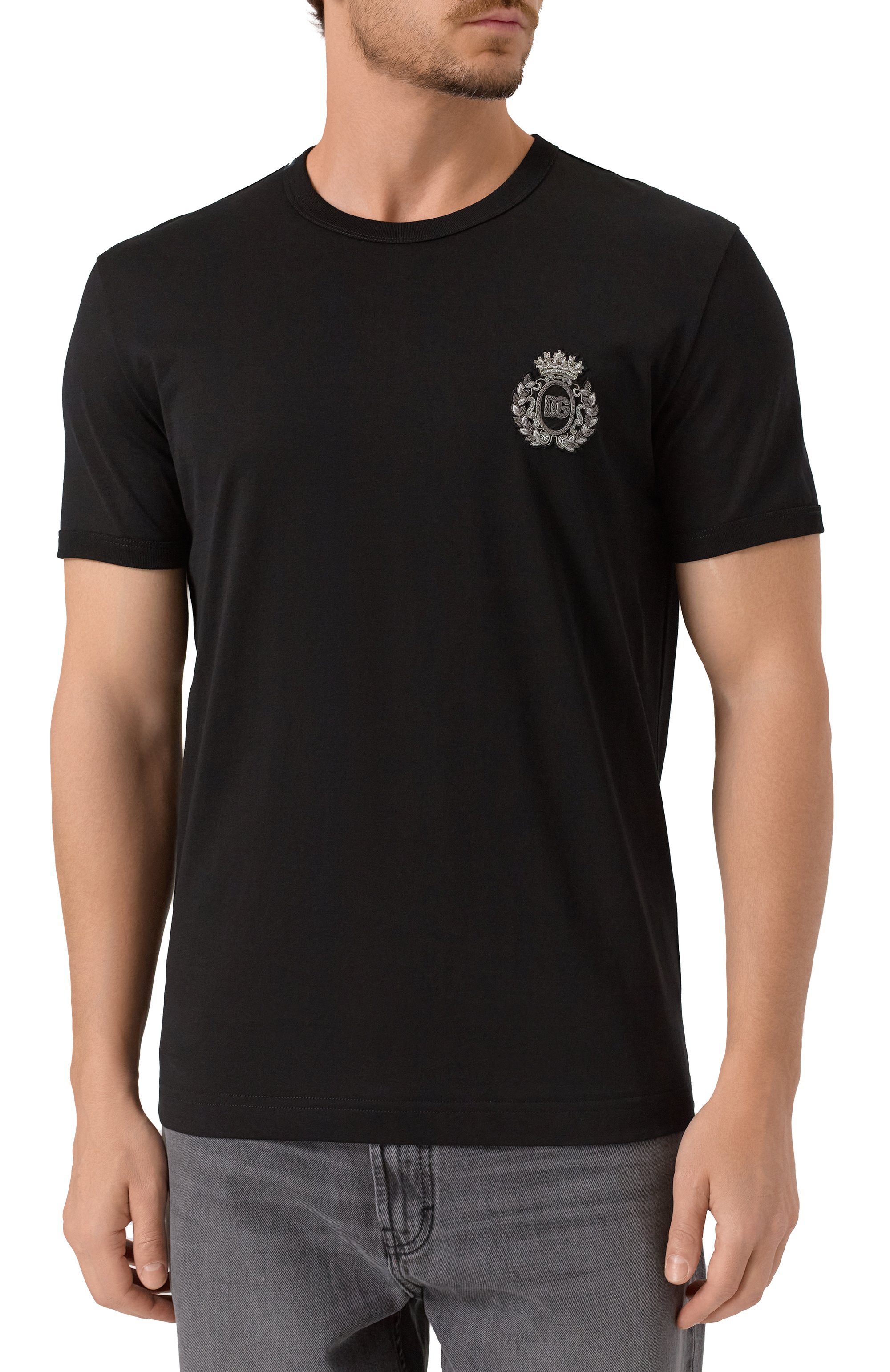 Хлопковая футболка DOLCE & GABBANA, арт. G8PV1Z/G7PJ6, фото 3