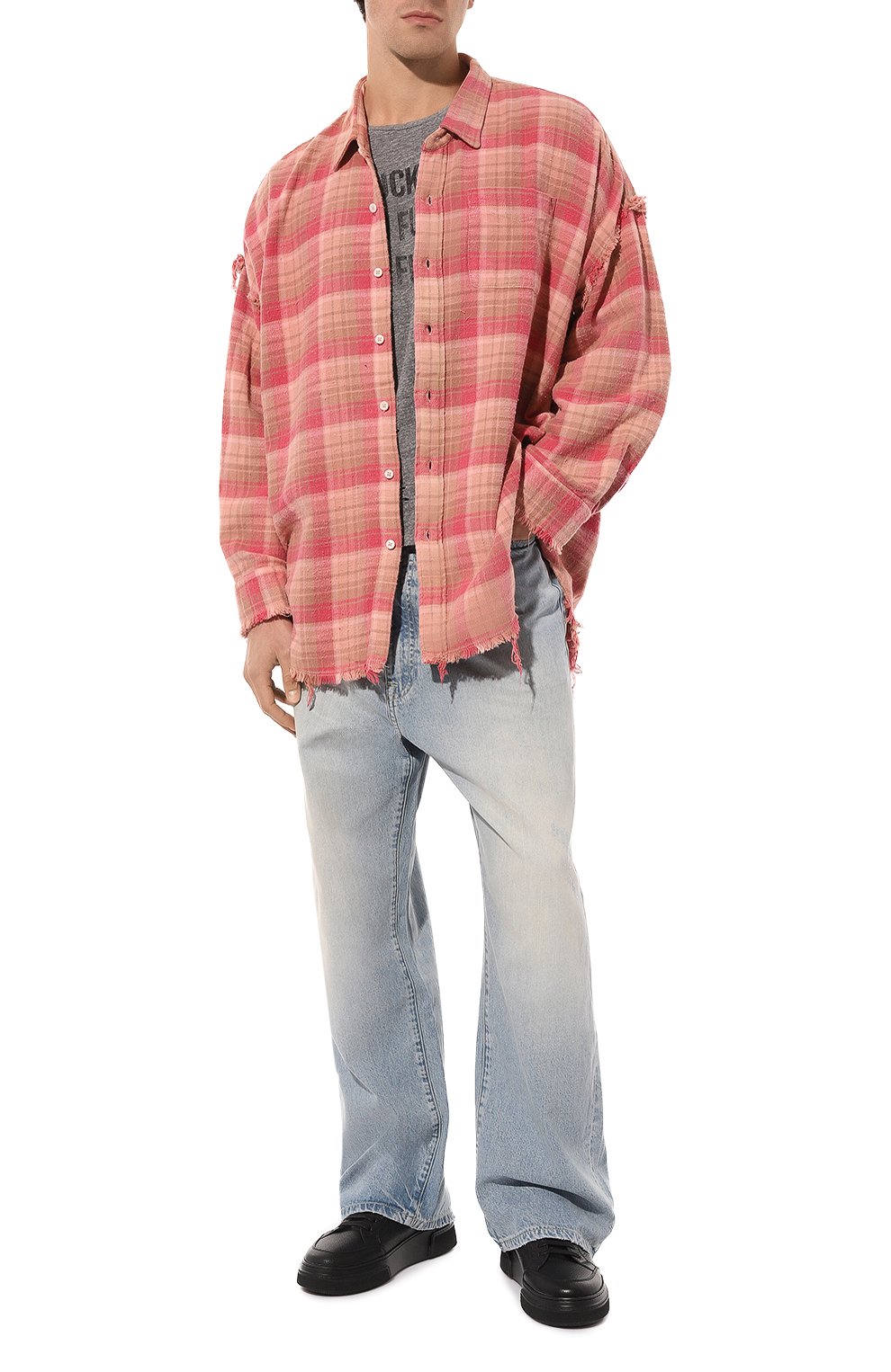 Хлопковая рубашка R13, арт. R13WR075-R268D, фото 2