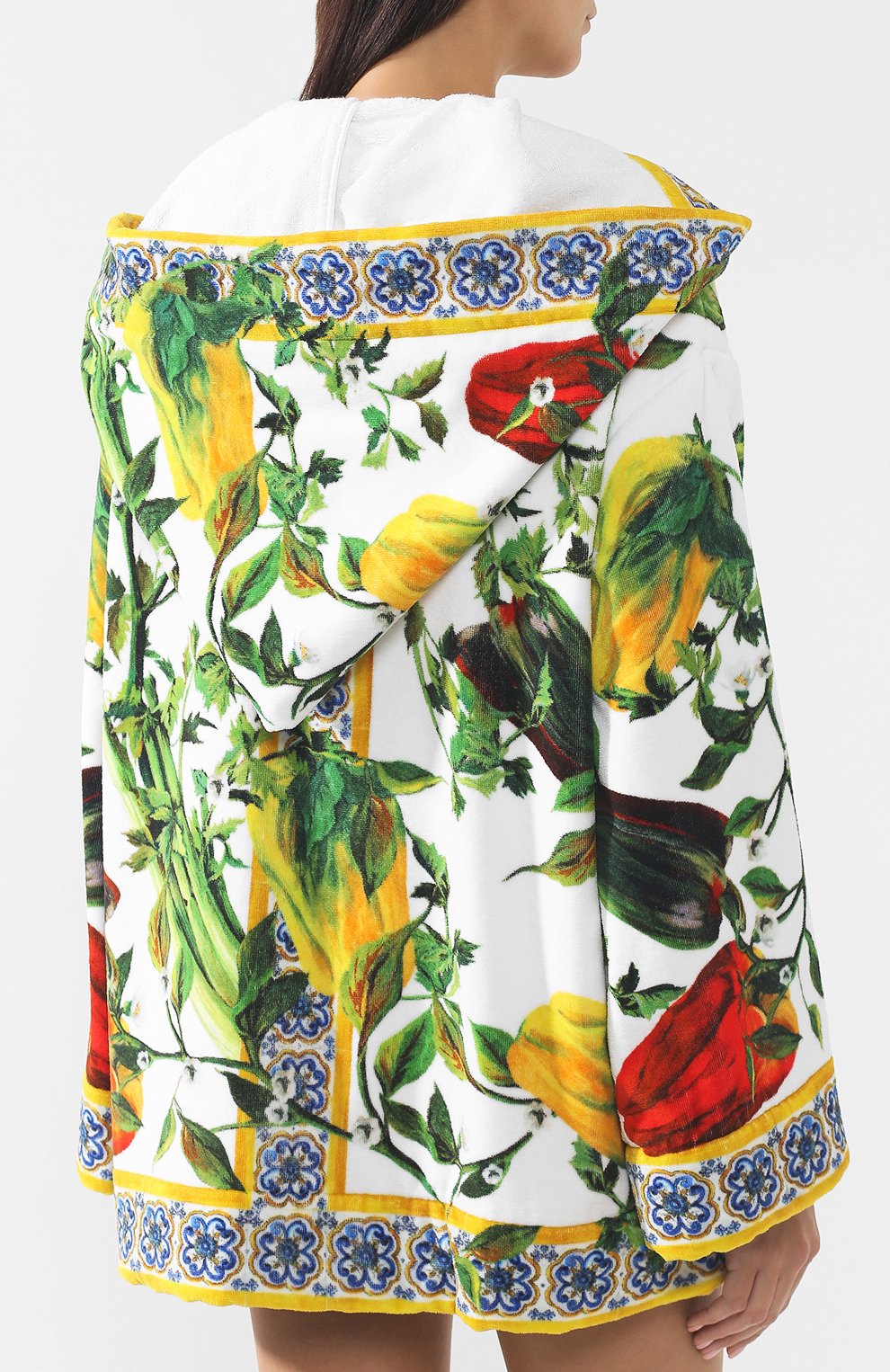 Хлопковый халат DOLCE & GABBANA, арт. 00A02J/0MU83, фото 4