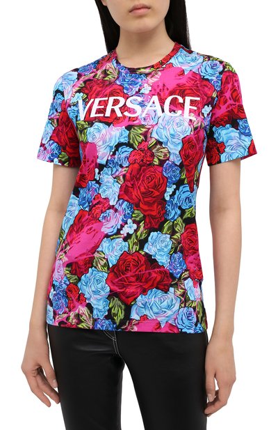 Хлопковая футболка VERSACE, арт. A87484/A235967, фото 3