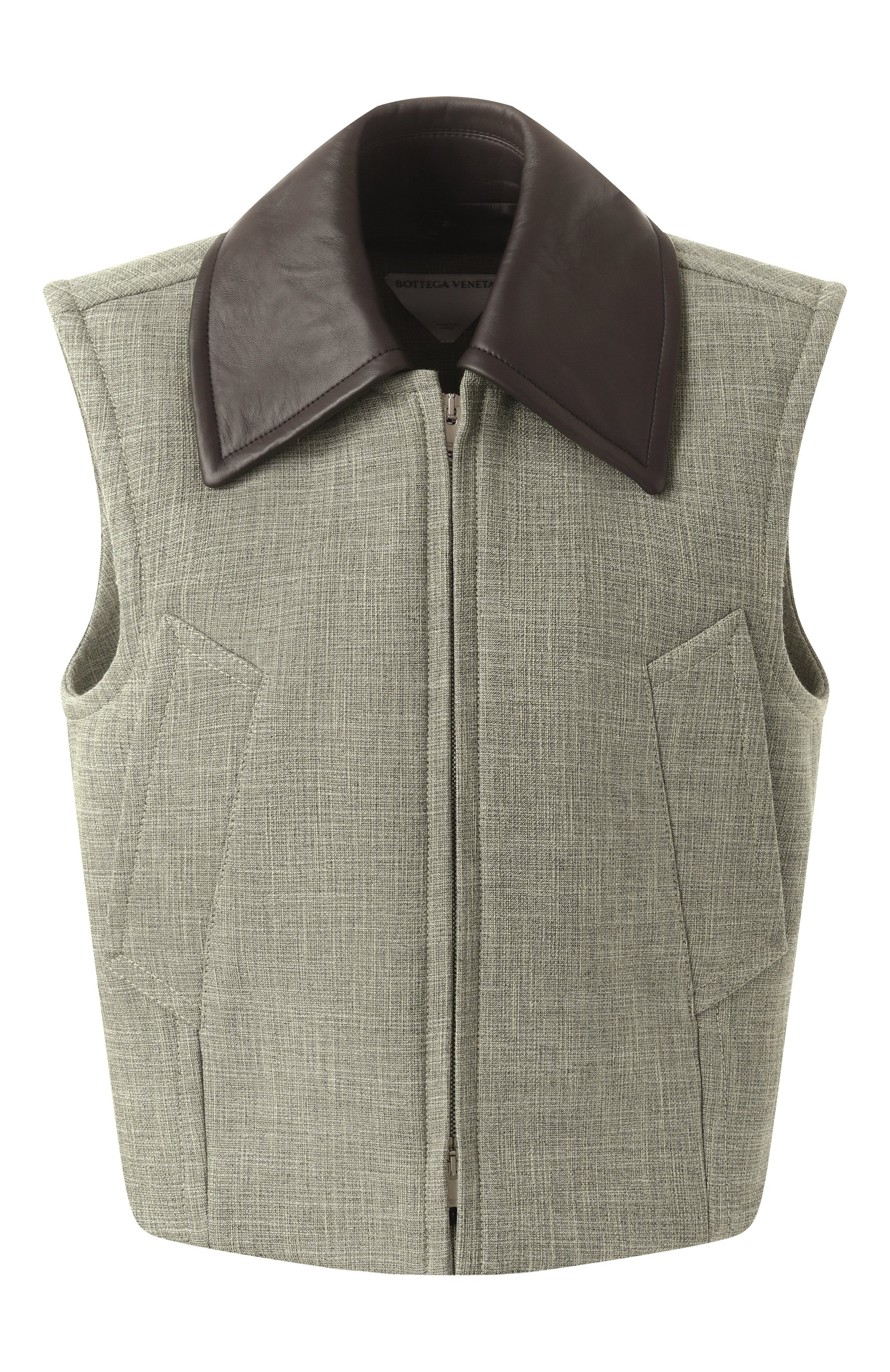 Жилет из вискозы и хлопка BOTTEGA VENETA, арт. 812015/VKPH0, фото 1