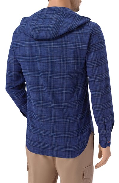 Рубашка из шерсти и шелка KITON, арт. UMCMARK0617E19, фото 4