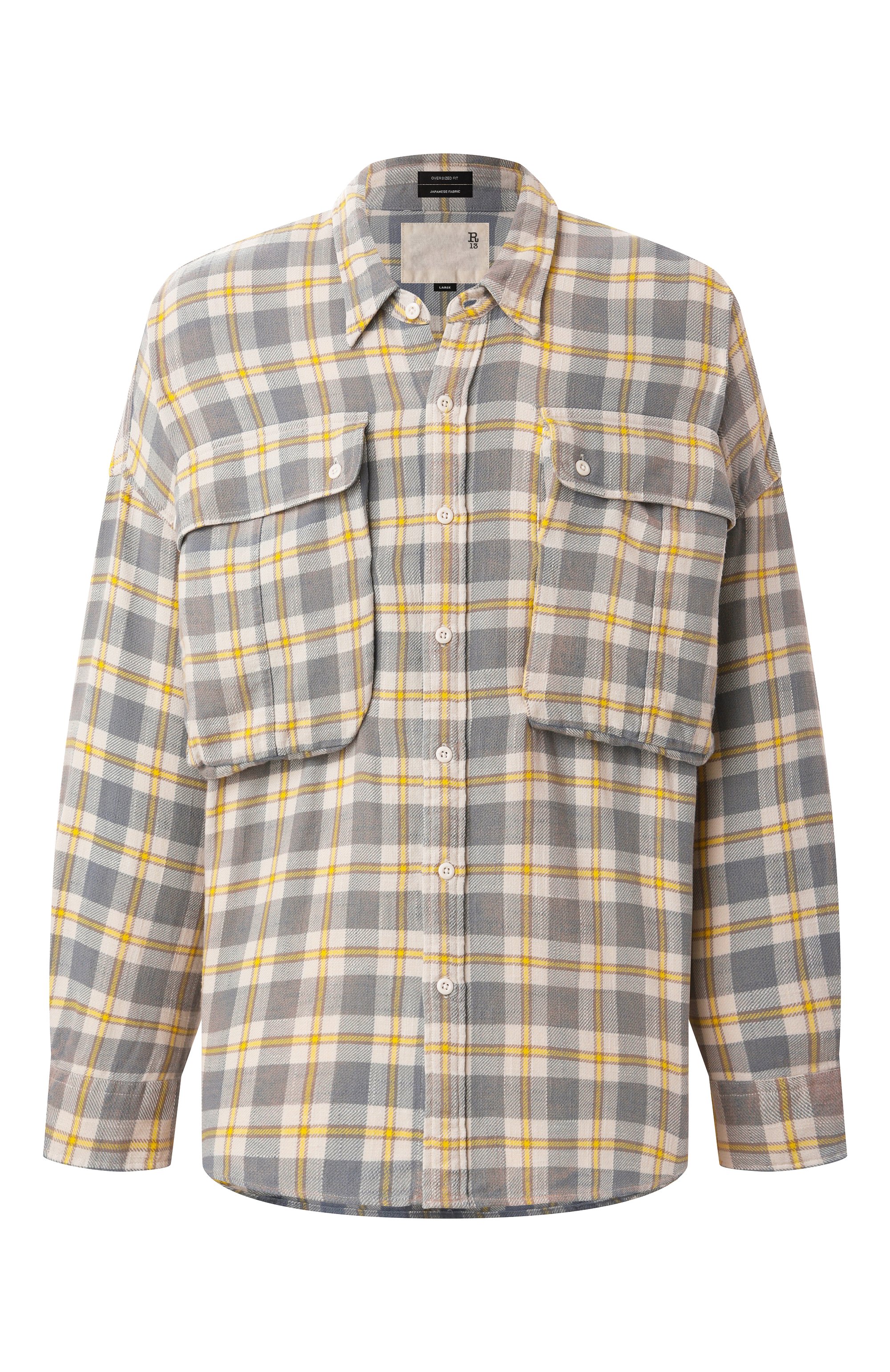 Хлопковая рубашка R13, арт. R13MR362-R467B, фото 1