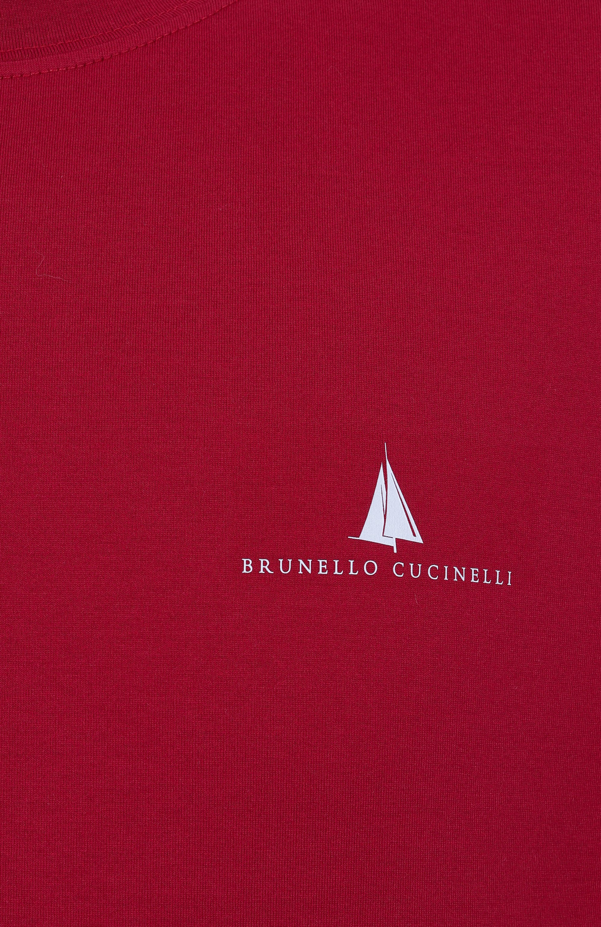 Хлопковая футболка BRUNELLO CUCINELLI, арт. M0B131362P, фото 6