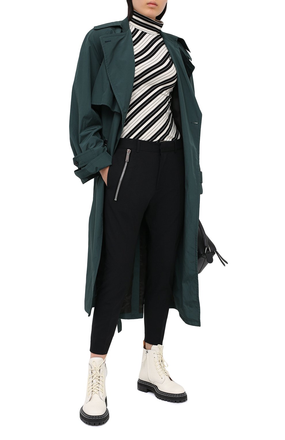 Шерстяные брюки DSQUARED2 черного цвета по цене 57000 руб., арт. S75KB0152/S40320, фото 3 Шерстяные брюки DSQUARED2, арт. S75KB0152/S40320, фото 3