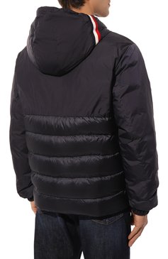 Мужская пуховик melampyre MONCLER темно-синего цвета, арт. 1A002-18-68352 | Фото 4 (Материа�л сплава: Проставлено; Материал подклада: Синтетический материал; Материал утеплителя: Пух и перо; Рукава: Длинные; Драгоценные камни: Проставлено; Материал внешний: Синтетический материал; Длина (верхняя одежда): Короткие; Стили: Кэжуэл; Мужское Кросс-КТ: пуховик-короткий)