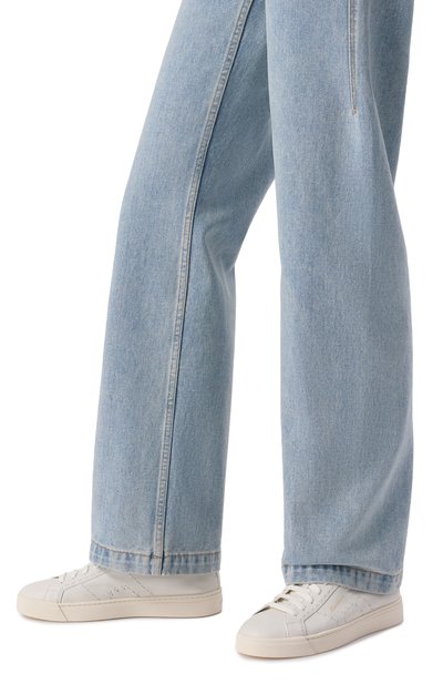 Кожаные кеды SANTONI, арт. WBGG61345PNNTDYI, фото 3