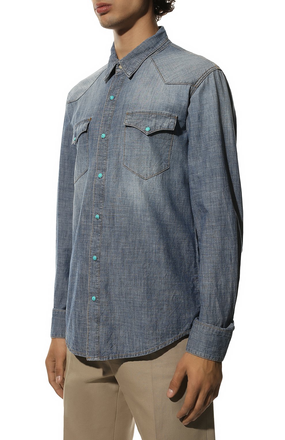 Джинсовая рубашка TWO MEN IN THE WORLD, арт. A1LGMC, AROLD, фото 3