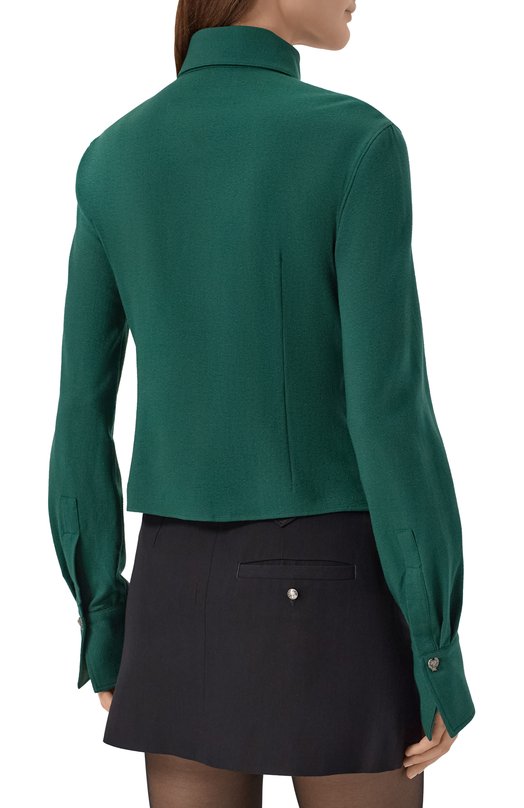 Шерстяная рубашка Enfants Riches Deprimes 120-556 Зелёный  120-556 Фото 4