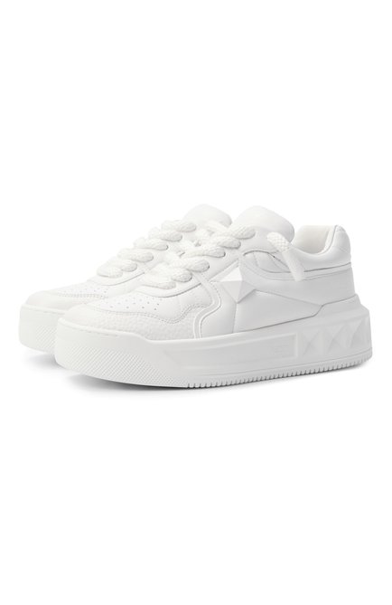 Женские кожаные кеды one stud xl VALENTINO, арт. 7W2S0FQ4/XTM