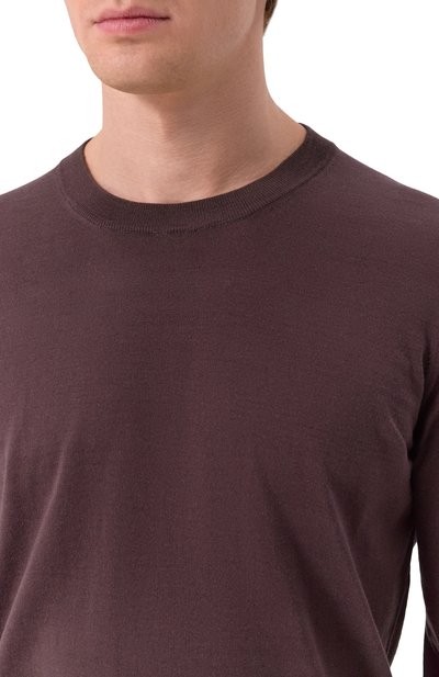 Хлопковый джемпер BRUNELLO CUCINELLI, арт. M2900100, фото 5