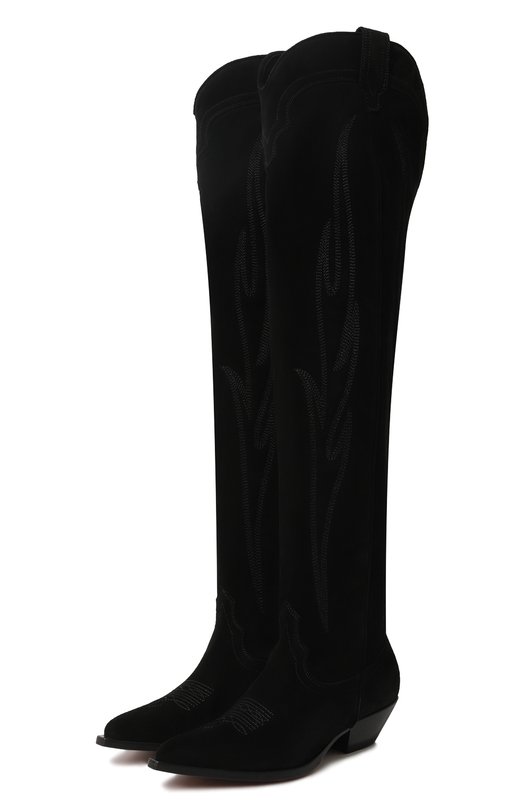 

Замшевые ботфорты Hermosa Sonora Boots, Чёрный