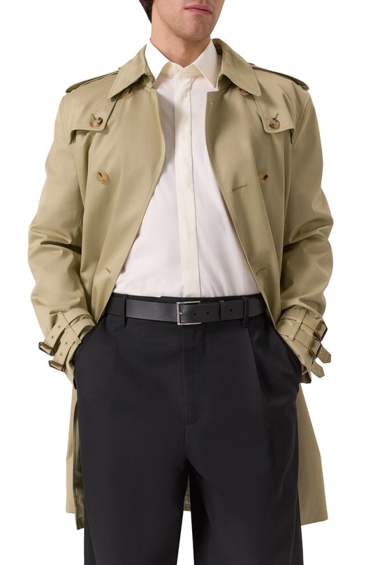 Кожаный ремень Burberry 8103802 Чёрный  8103802 Фото 2