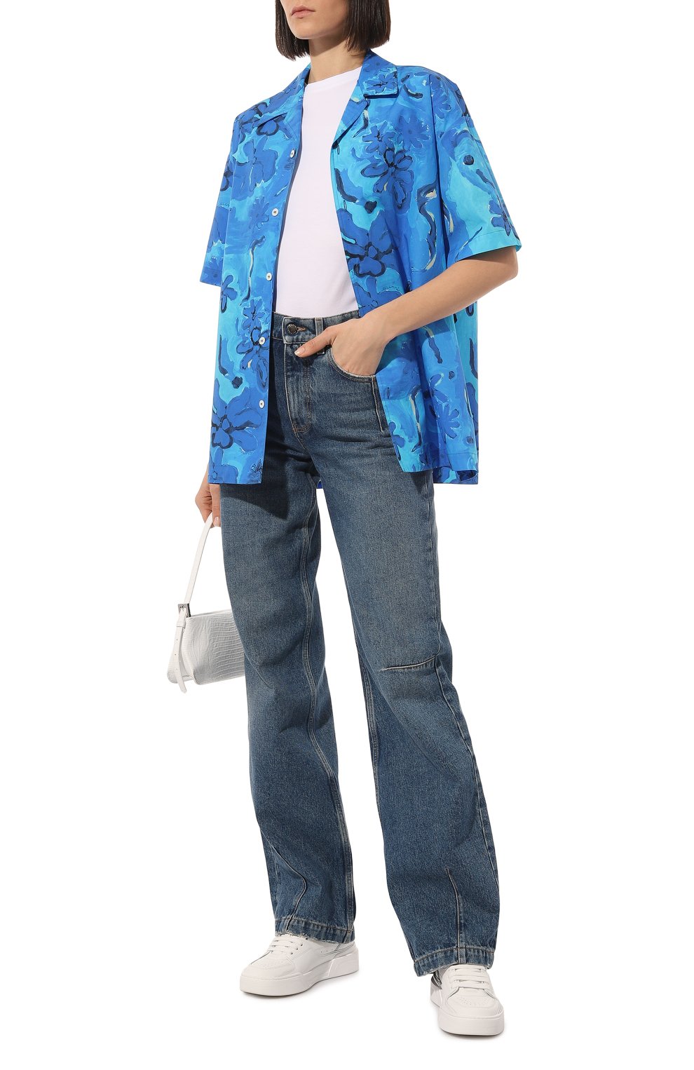 Хлопковая рубашка MARNI, арт. CAMA0383M0/UTC230, фото 2