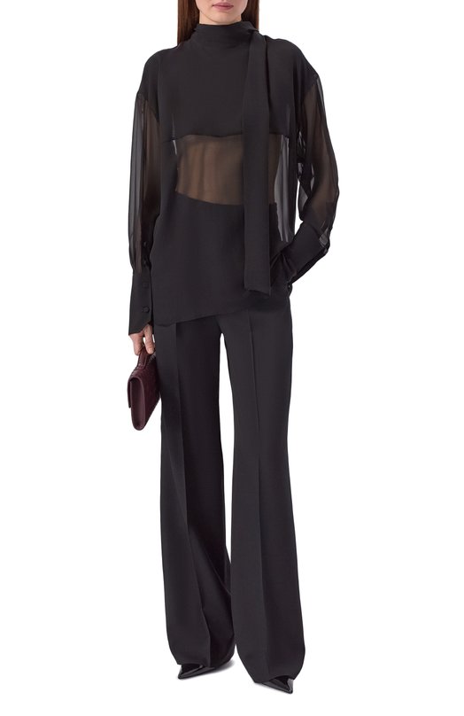 Шелковая блузка Armarium ARMFWSH11/SE08 Чёрный  ARMFWSH11/SE08 Фото 2