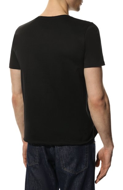 Хлопковая футболка SAINT LAURENT, арт. 464572/YB2DQ, фото 4