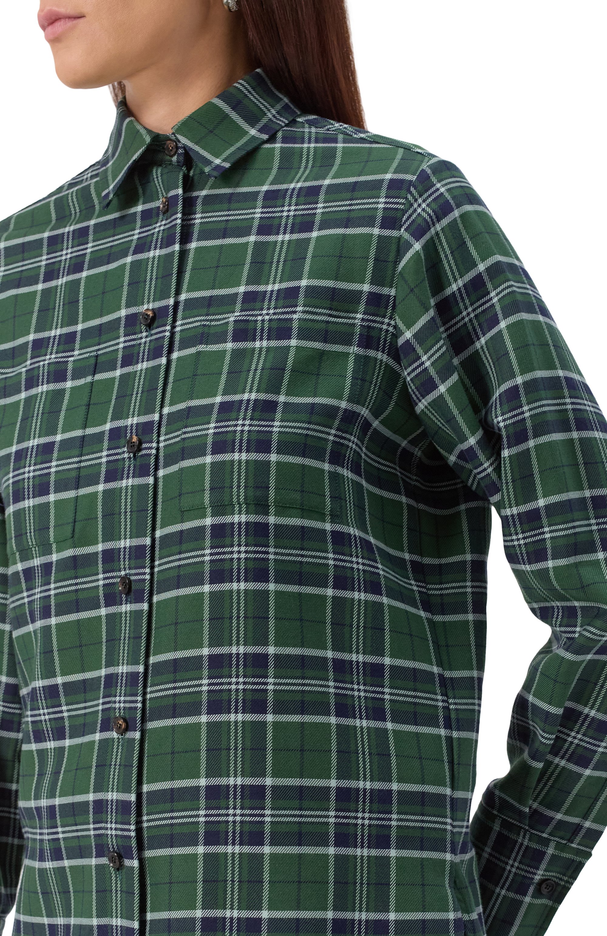 Рубашка из хлопка и кашемира KITON, арт. D52445H0942007, фото 5