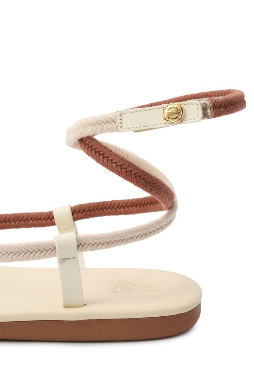 Текстильные сандалии Ancient Greek Sandals 0RMI Бежевый  0RMI Фото 7