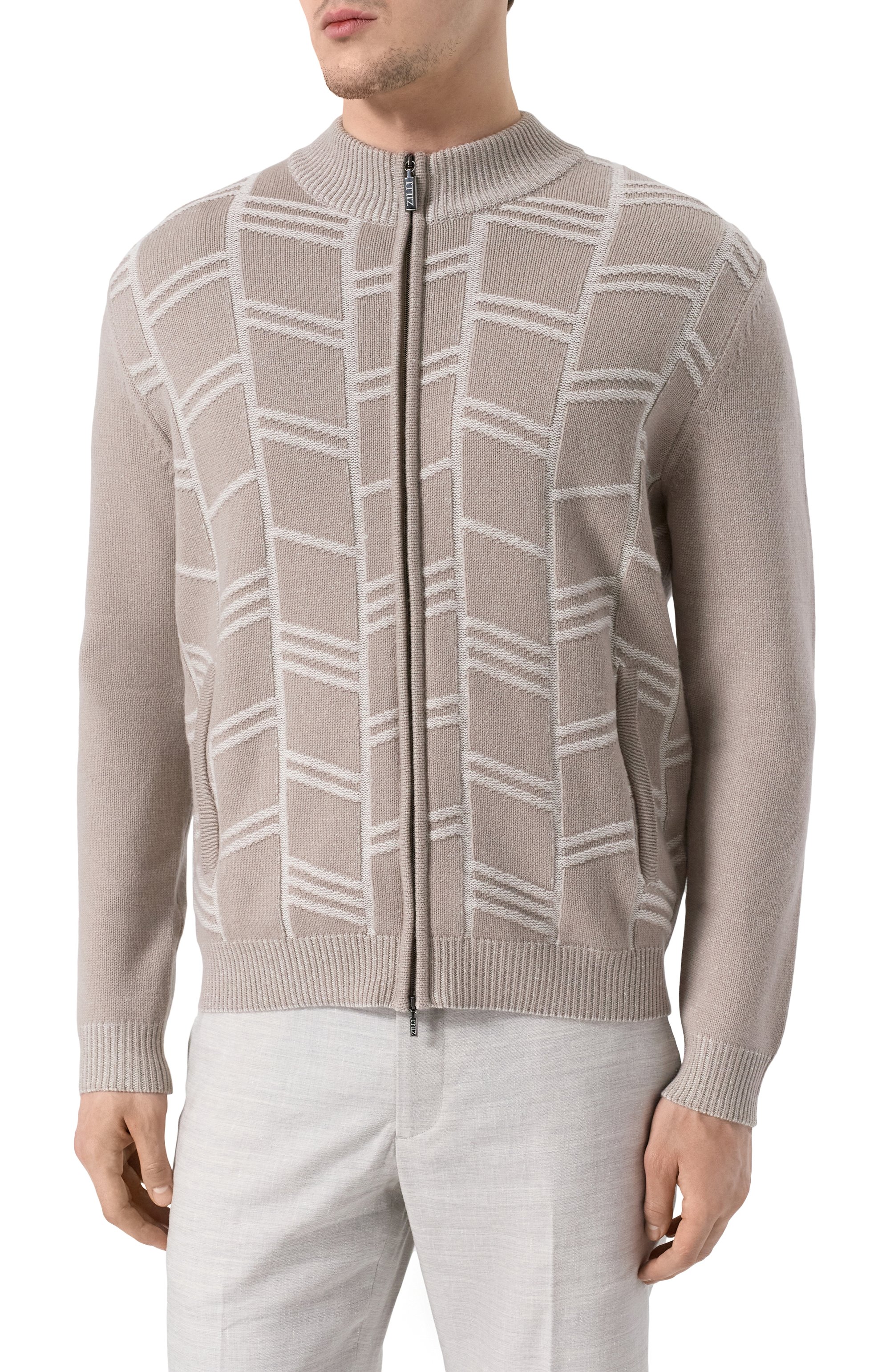 Кардиган из кашемира и ш�ерсти ZILLI, арт. KZMC01M0280VTIL00, фото 3