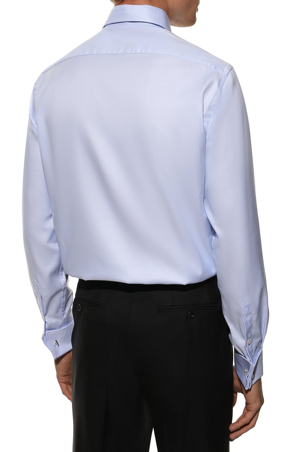 Хлопковая сорочка BROUBACK голубого цвета по цене 14950 руб., арт. ASC-NISIDA-570-PG/MANHATTAN, фото 5 Хлопковая сорочка BROUBACK, арт. ASC-NISIDA-570-PG/MANHATTAN, фото 5