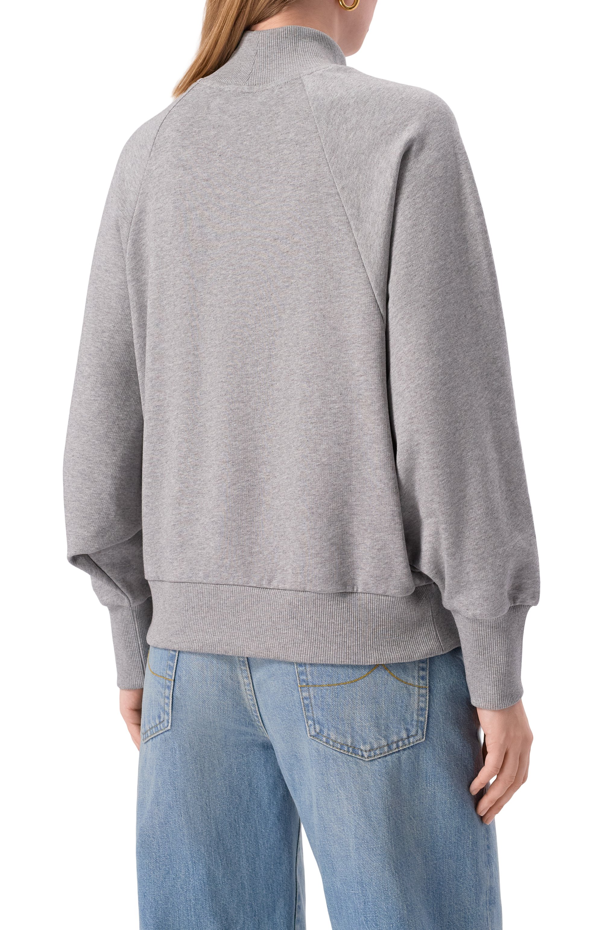 Хлопковый свитшот BALMAIN, арт. FF0JQ050/GF20, фото 4