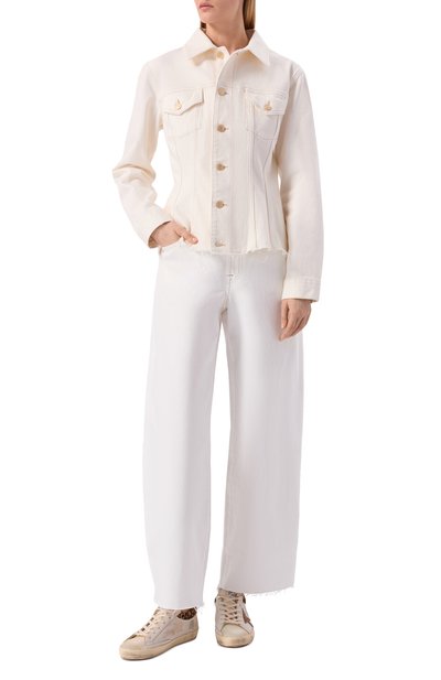 Кожаные кеды super-star GOLDEN GOOSE DELUXE BRAND, арт. GWF01042.F008167, фото 3