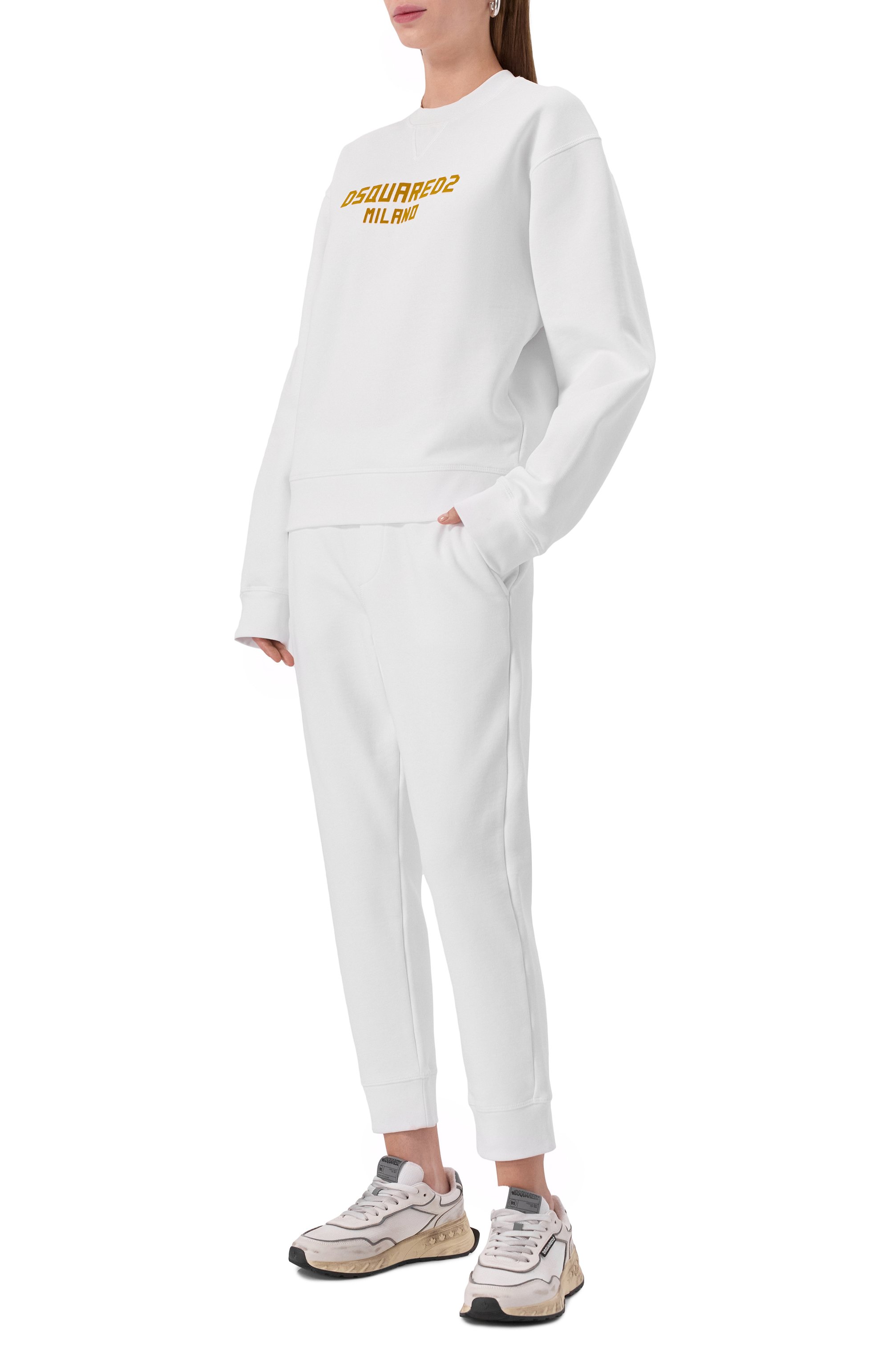 Комбинированные кроссовки sprinter DSQUARED2, арт. SNW0281/Y7708184, фото 2