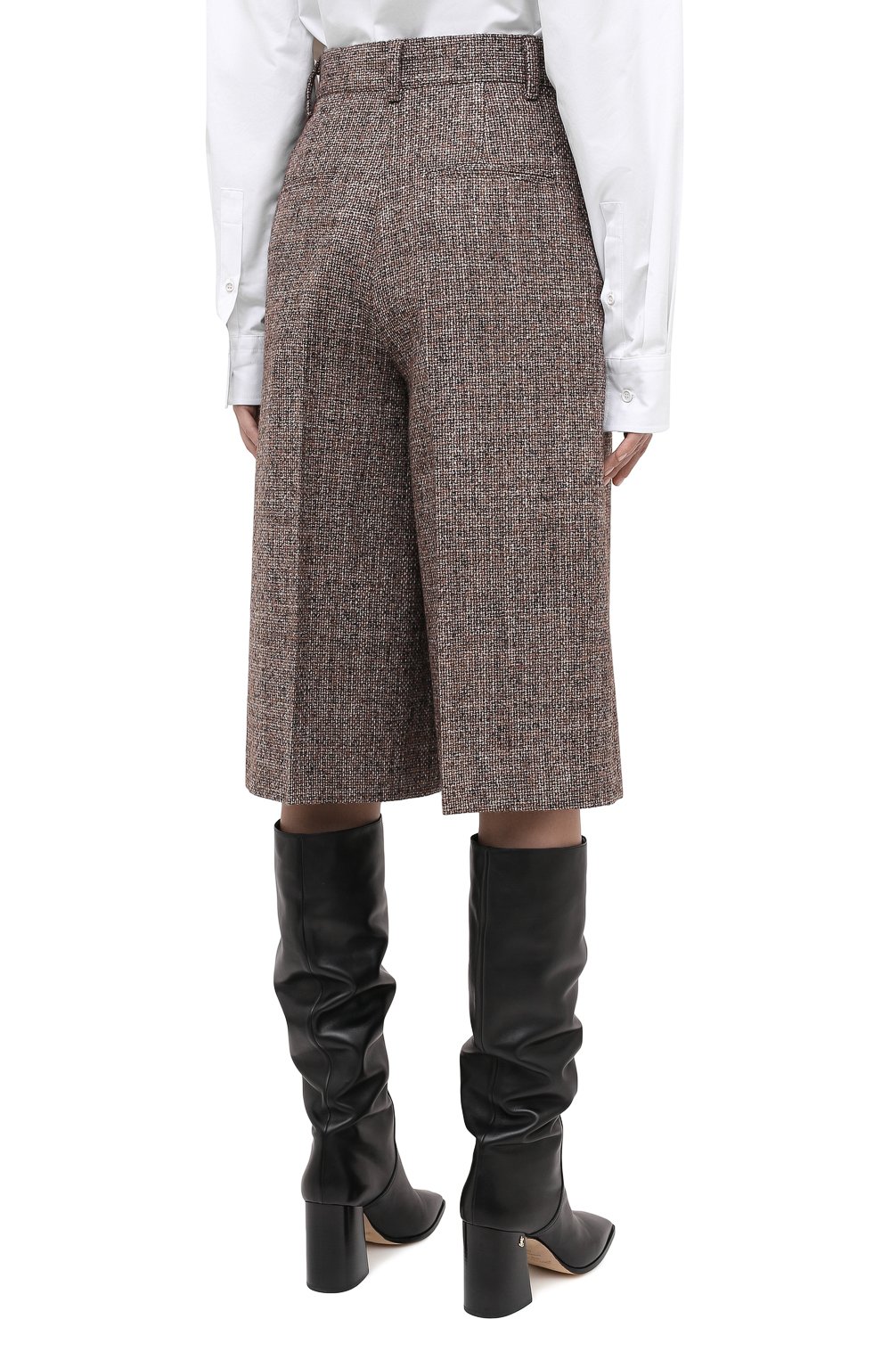 Шерстяные шорты KITON коричневого цвета по цене 109500 руб., арт. D50102K05T27, фото 4 Шерстяные шорты KITON, арт. D50102K05T27, фото 4