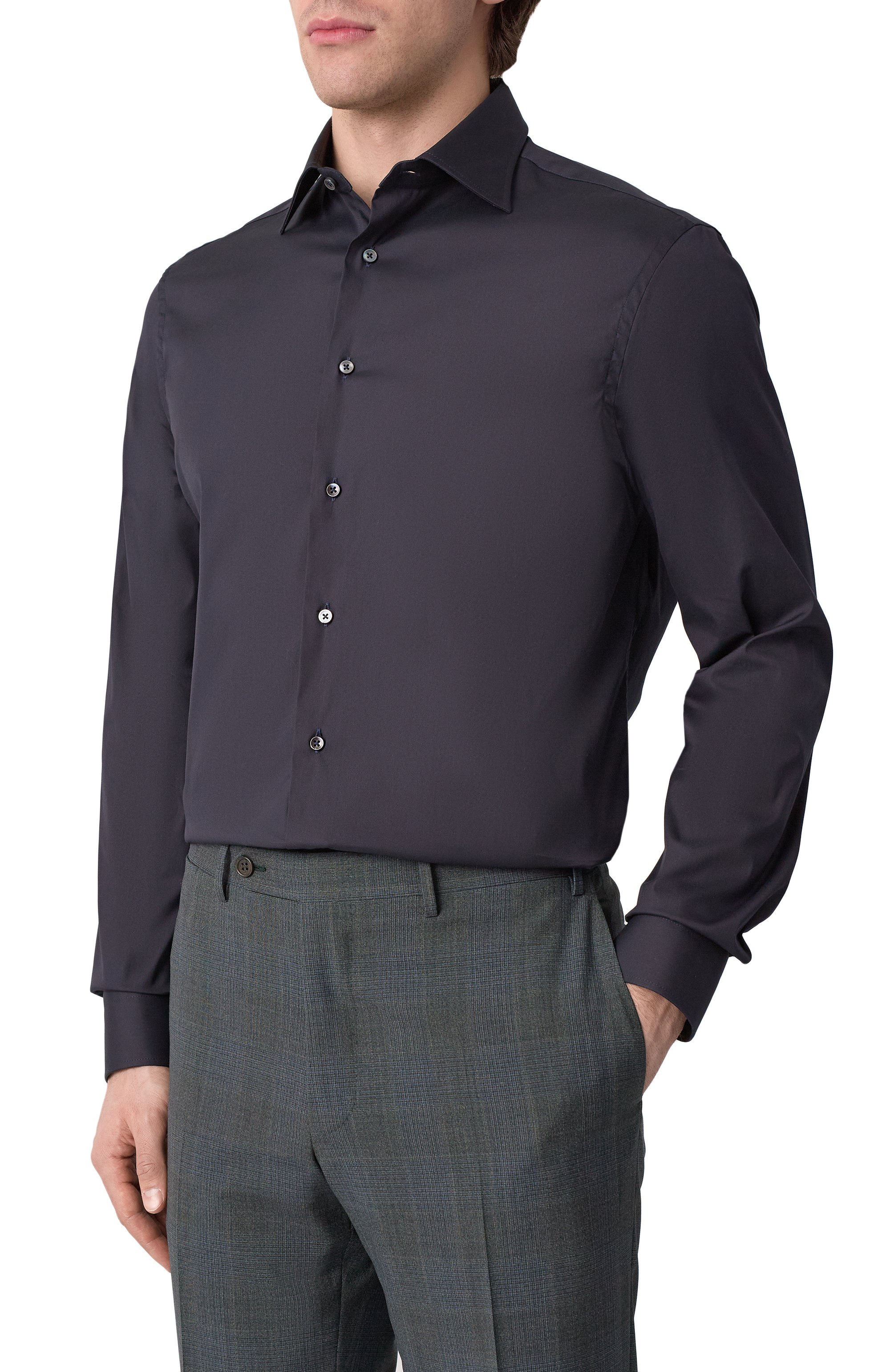 Хлопковая сорочка CANALI, арт. CCLX018/GA03292, фото 3