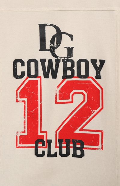 Хлопковая футболка DOLCE & GABBANA, арт. L4JTJZ/G7PUG_001, фото 3