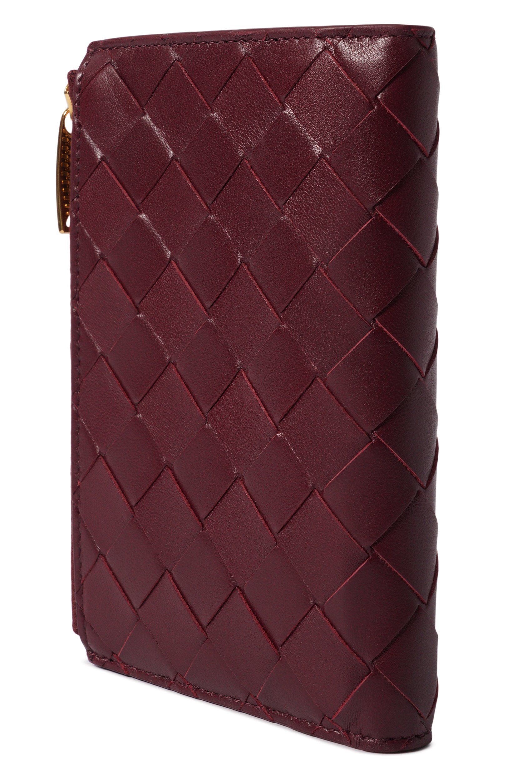 Кожаное портмоне BOTTEGA VENETA бордового цвета по цене 98650 руб., арт. 749940/VCPP2_001, фото 2 Кожаное портмоне BOTTEGA VENETA, арт. 749940/VCPP2_001, фото 2