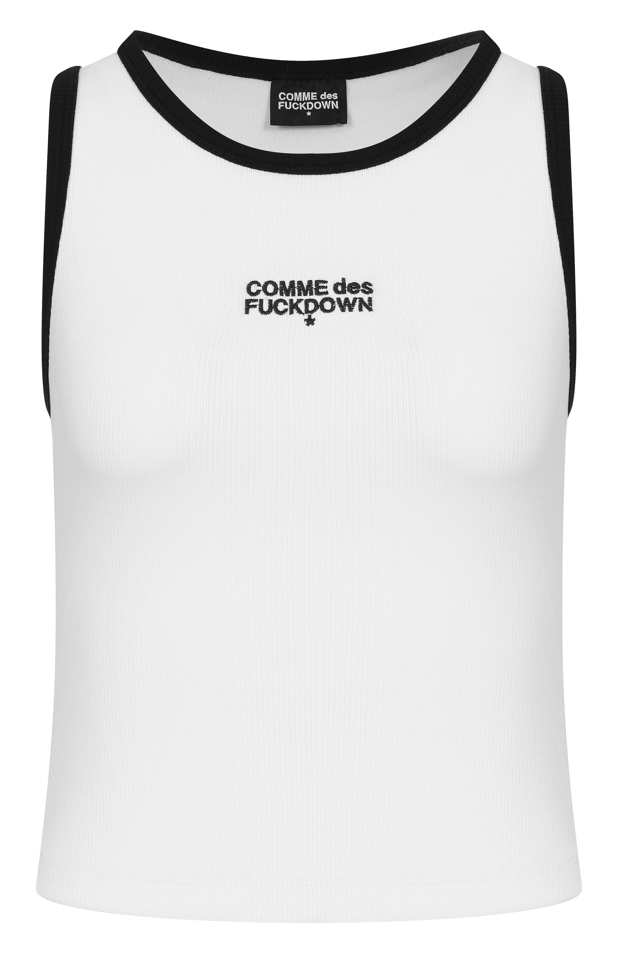 Хлопковая майка COMME DES FUCKDOWN, арт. CFABW01598, фото 1
