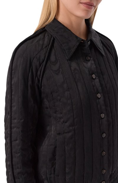 Бомбер из вискозы DRIES VAN NOTEN черного цвета по цене 199500 руб., арт. 262-130500/4024, фото 5 Бомбер из вискозы DRIES VAN NOTEN, арт. 262-130500/4024, фото 5
