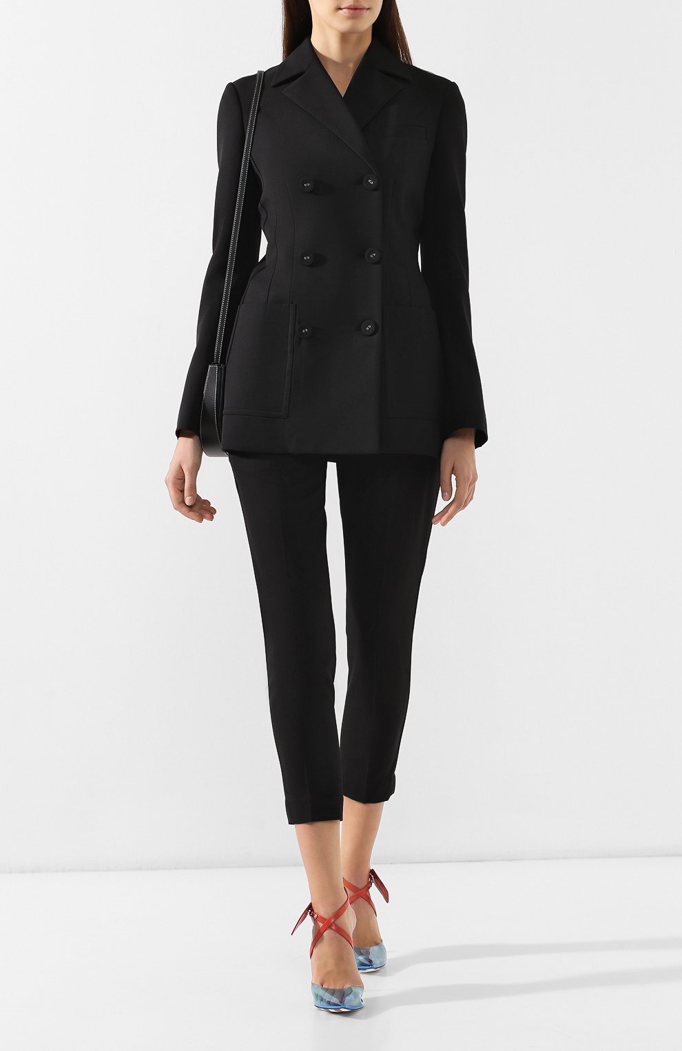 Шерстяной жакет PROENZA SCHOULER черного цвета по цене 119500 руб., арт. R1912004-AW071, фото 2 Шерстяной жакет PROENZA SCHOULER, арт. R1912004-AW071, фото 2