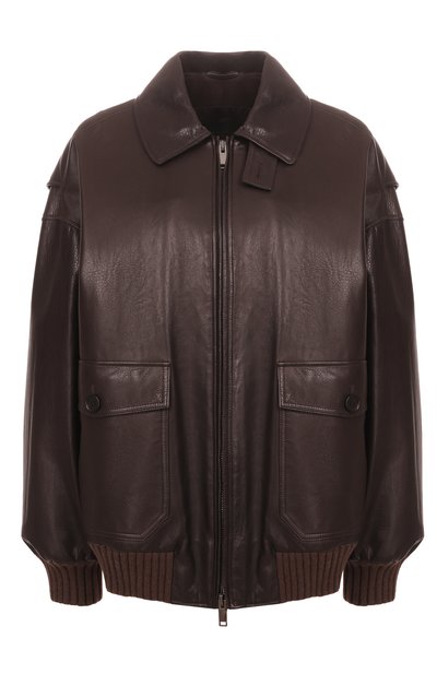 Женский кожаный бомбер MVST, арт. ZTRBCK-Y307-1/Z2269-1