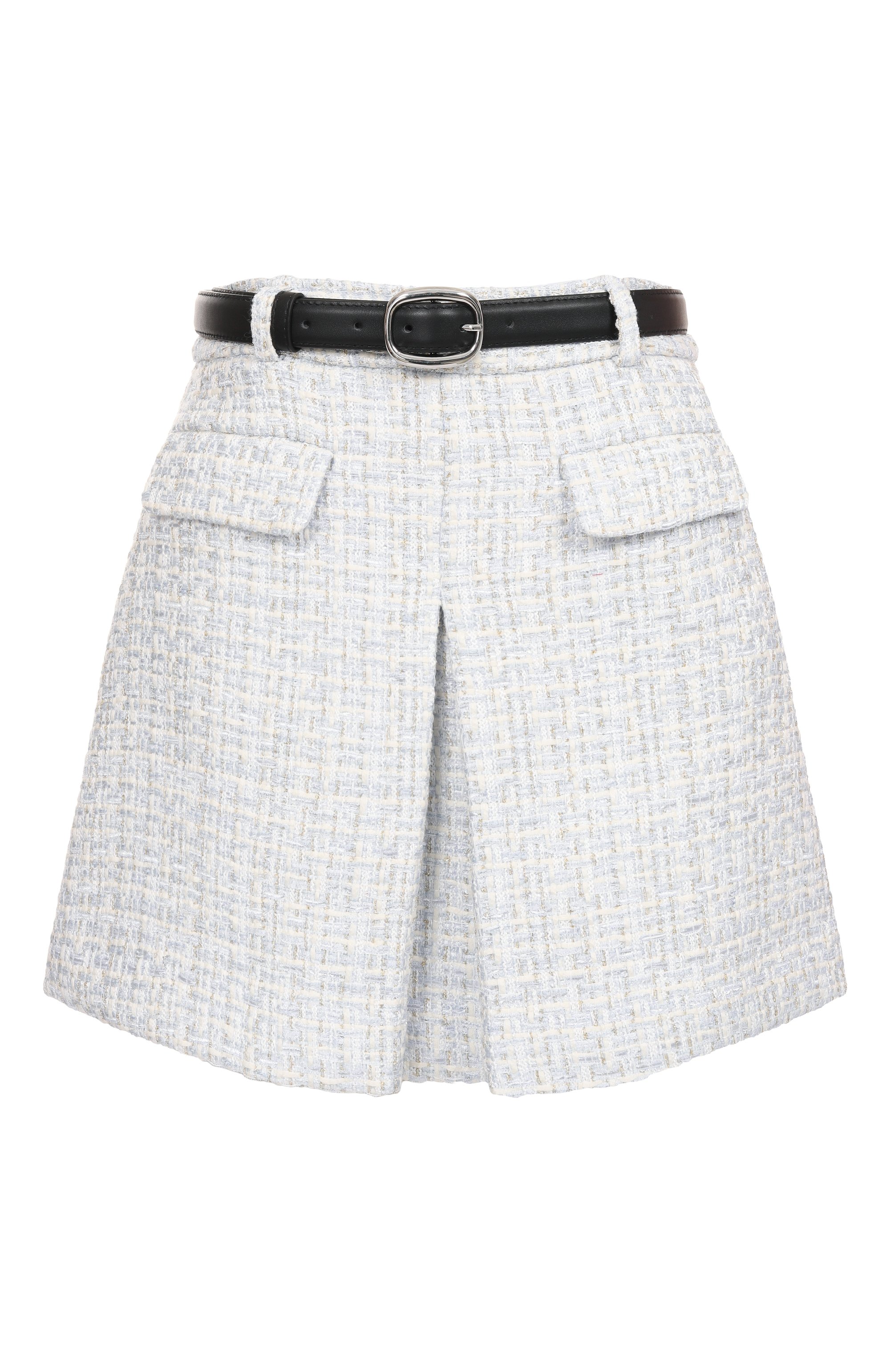 Твидовая юбка SELF-PORTRAIT, арт. SS25008SKBL, фото 1