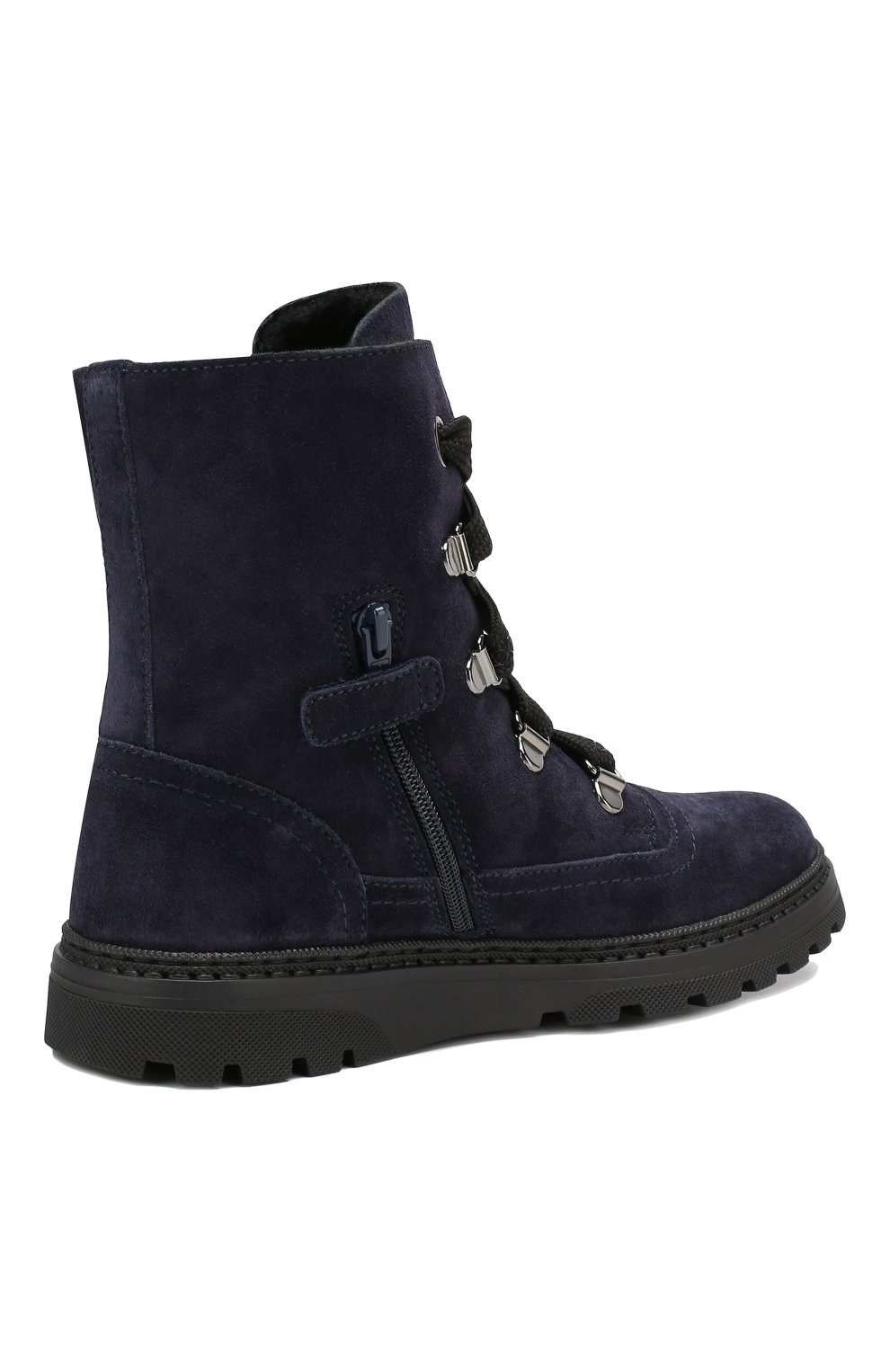 Замшевые ботинки с меховой отделкой DOLCE & GABBANA, арт. DA0744/AA259/29-36, фото 3