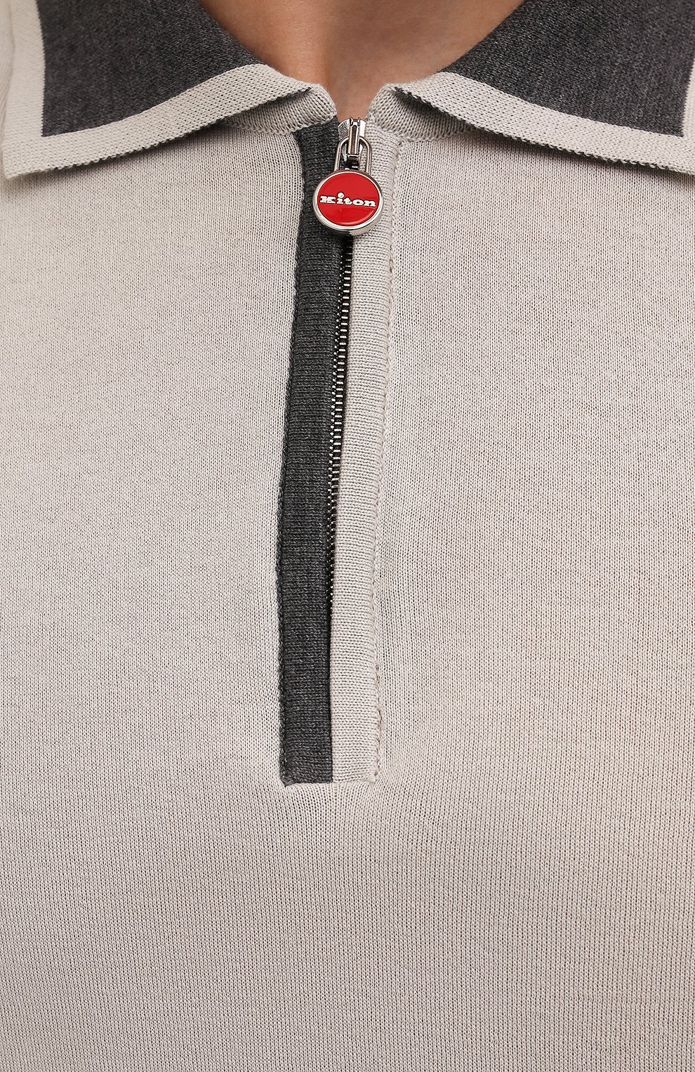 Хлопковое поло KITON, арт. UK571, фото 5